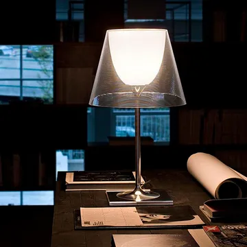 KTribe T2 bordslampa - Aluminium-textilskärm - Flos