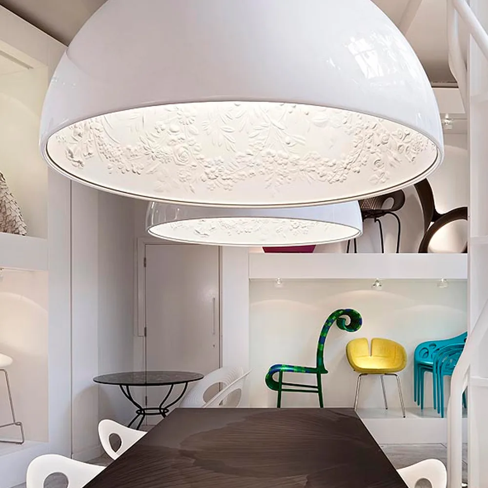 Skygarden 1 pendel, Brun matt Flos