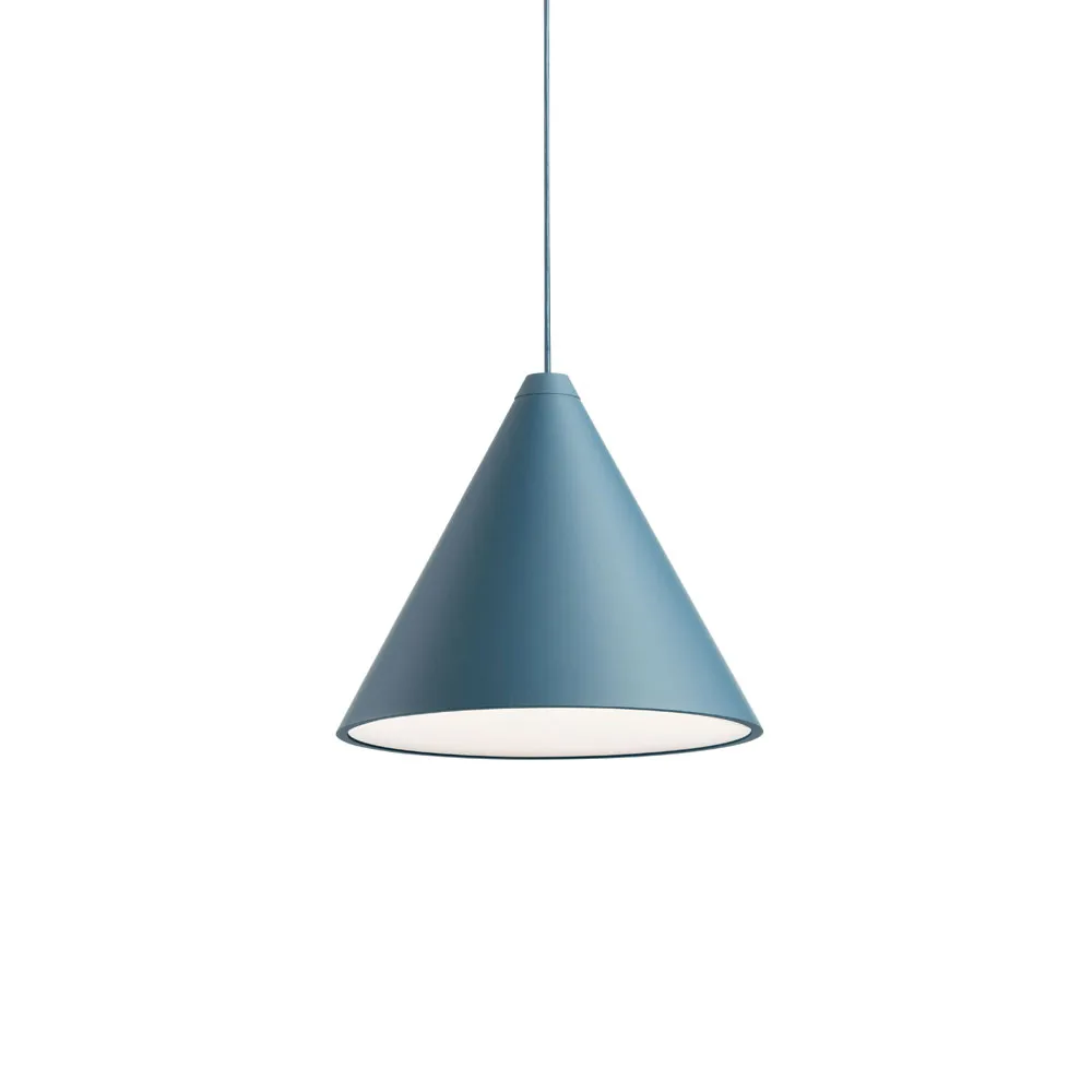 String Light Cone pendel, Blå, 12 m kabel Flos