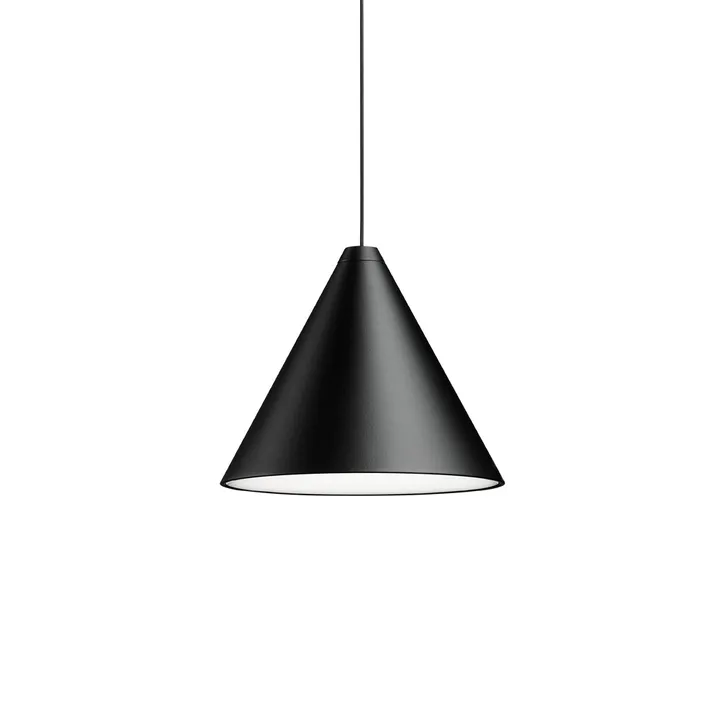 String Light Cone pendel - Svart, 12 m kabel - Flos