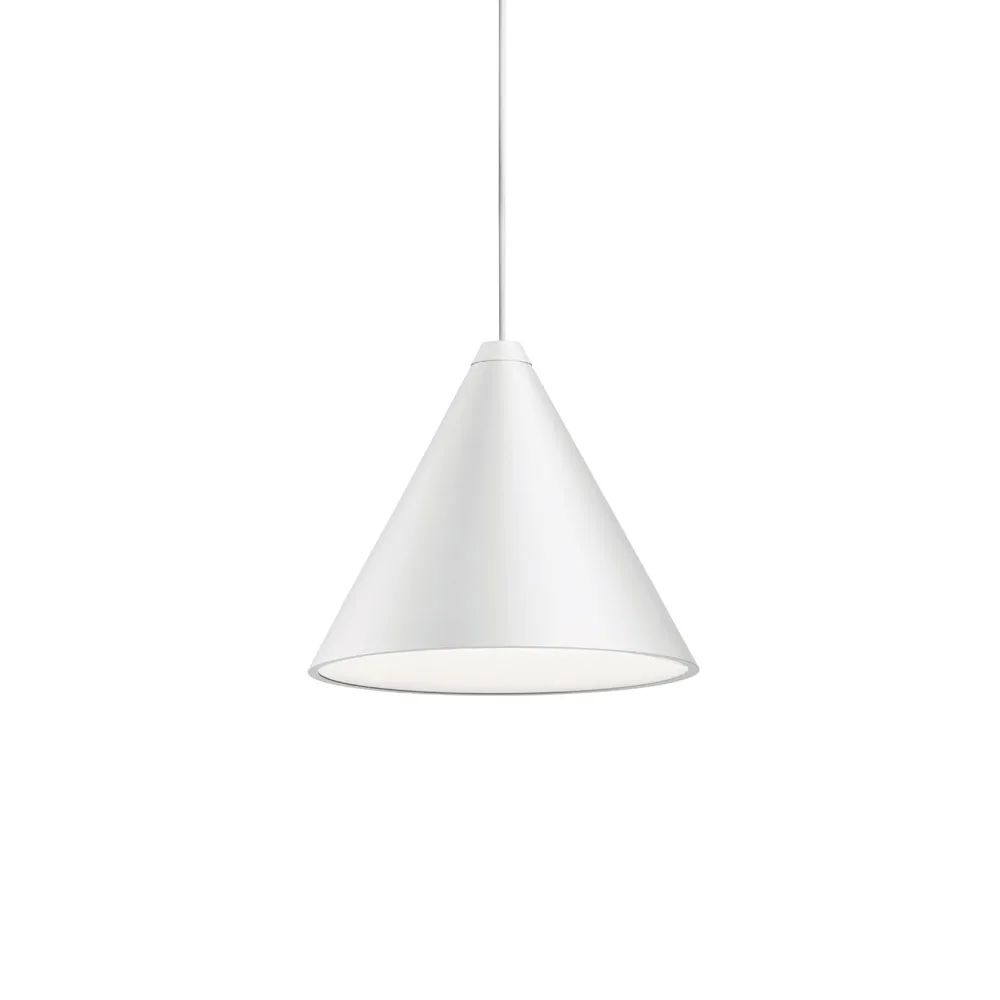 String Light Cone pendel, Vit, 22 m kabel Flos