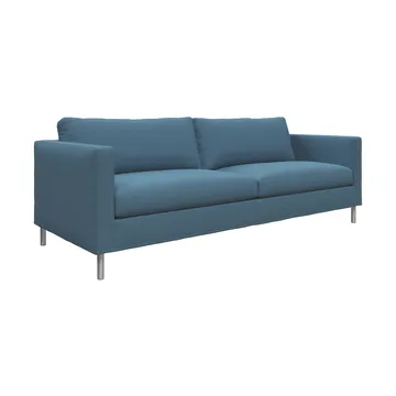 Alex 2,5-sits soffa - Tyg Hiro Light Blue-aluminiumben - Fogia