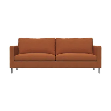 Alex High 2,5-sits soffa - Tyg Hiro Rustred-aluminiumben - Fogia