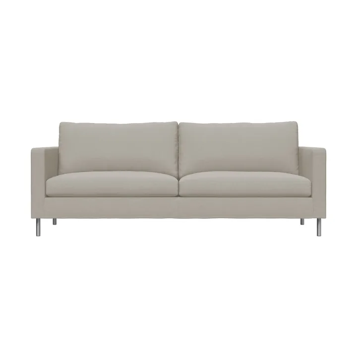 Alex High 2,5-sits soffa - Tyg Hiro Sand-aluminiumben - Fogia