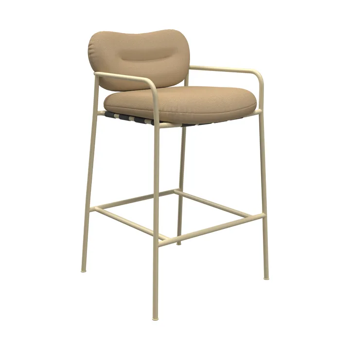 Bollo barstol low 65 cm - Vidar 4 0323 beige-beige - Fogia