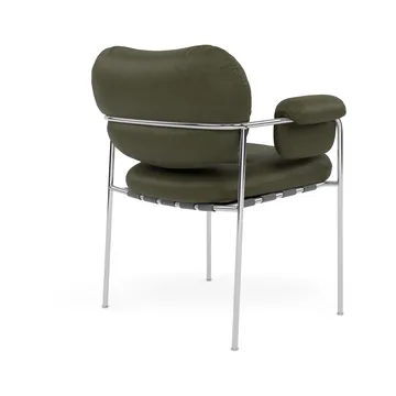 Bollo stol - Vintage Olive-polished stainless steel - Fogia