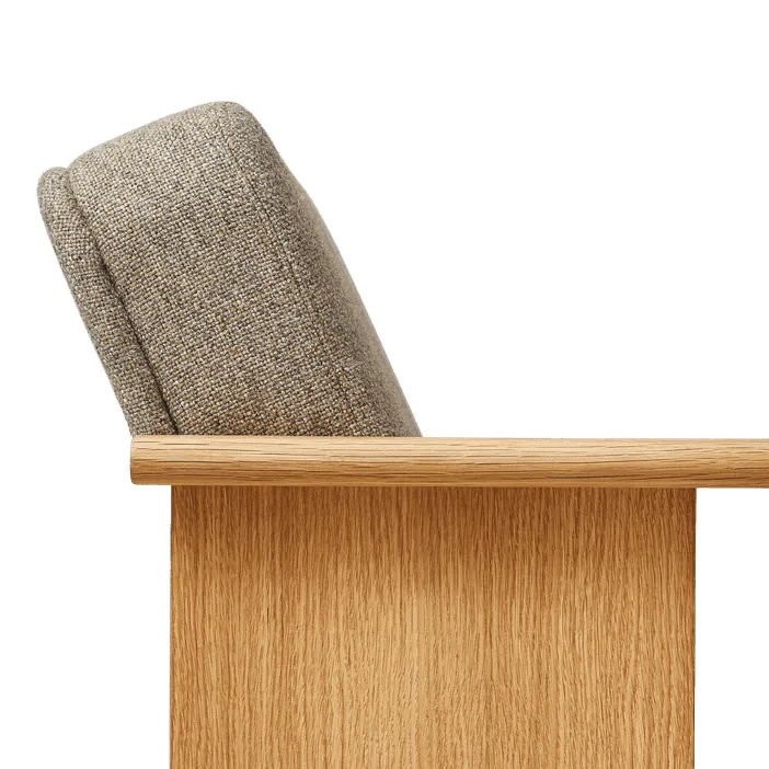 Block loungestol, Ek-Hallingdal 65-0227 Form & Refine