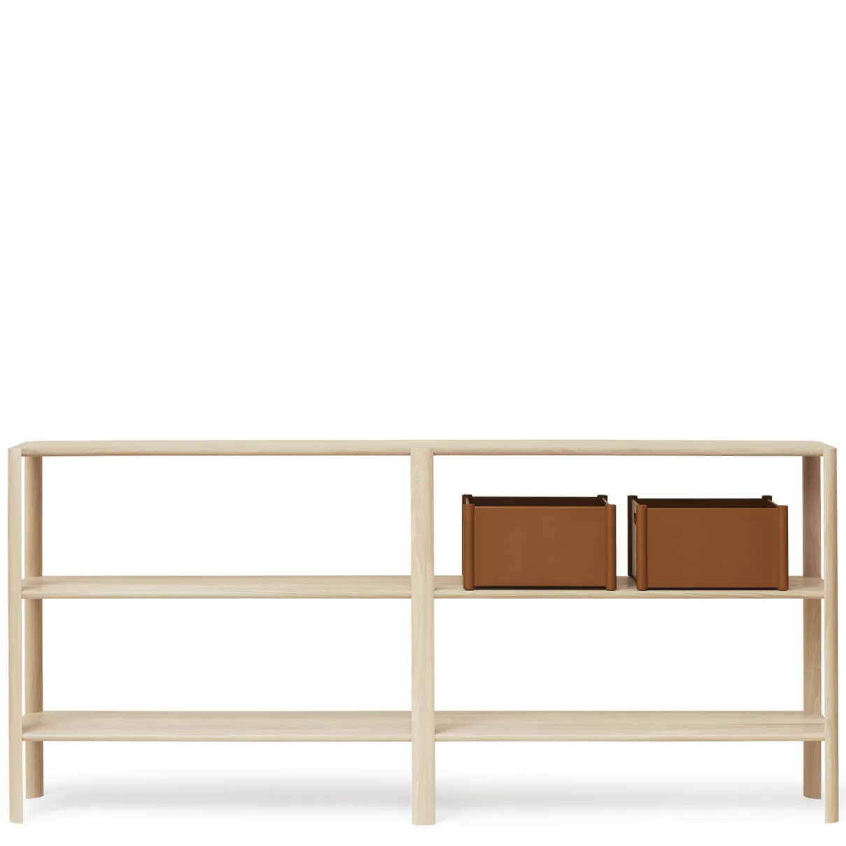 Leaf hylla 3 hyllplan 92x200 cm, Vit ek Form & Refine