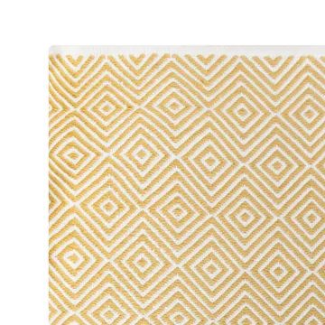 Diamond matta 170x230 cm - Yellow - Formgatan