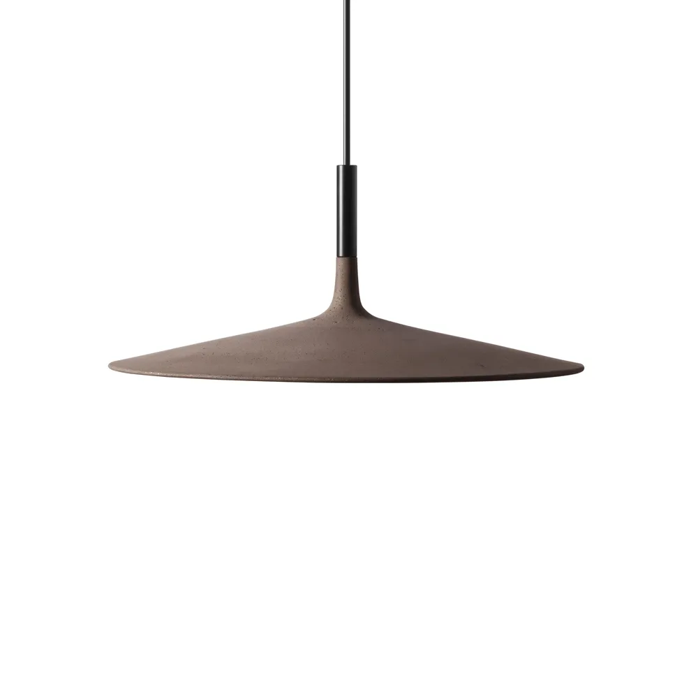 Aplomb Large pendel dimbar, Brun betong Foscarini