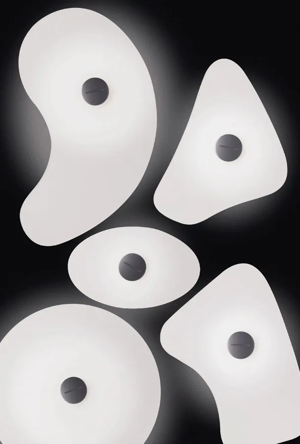 Bit 3 vägglampa, vit Foscarini