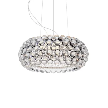 Caboche Plus media LED dimbar pendel - Transparent - Foscarini