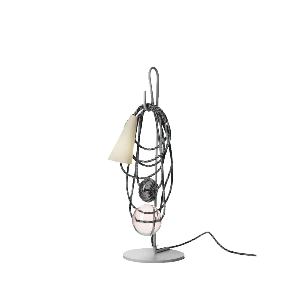 Filo bordslampa, grå, amethyst queen Foscarini