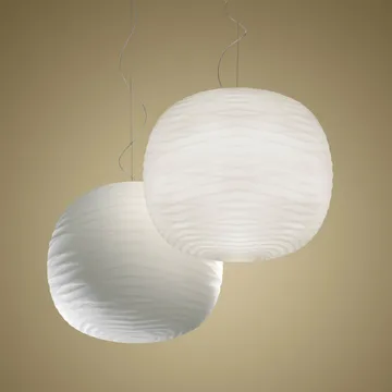 Gem pendel - vit, led - Foscarini
