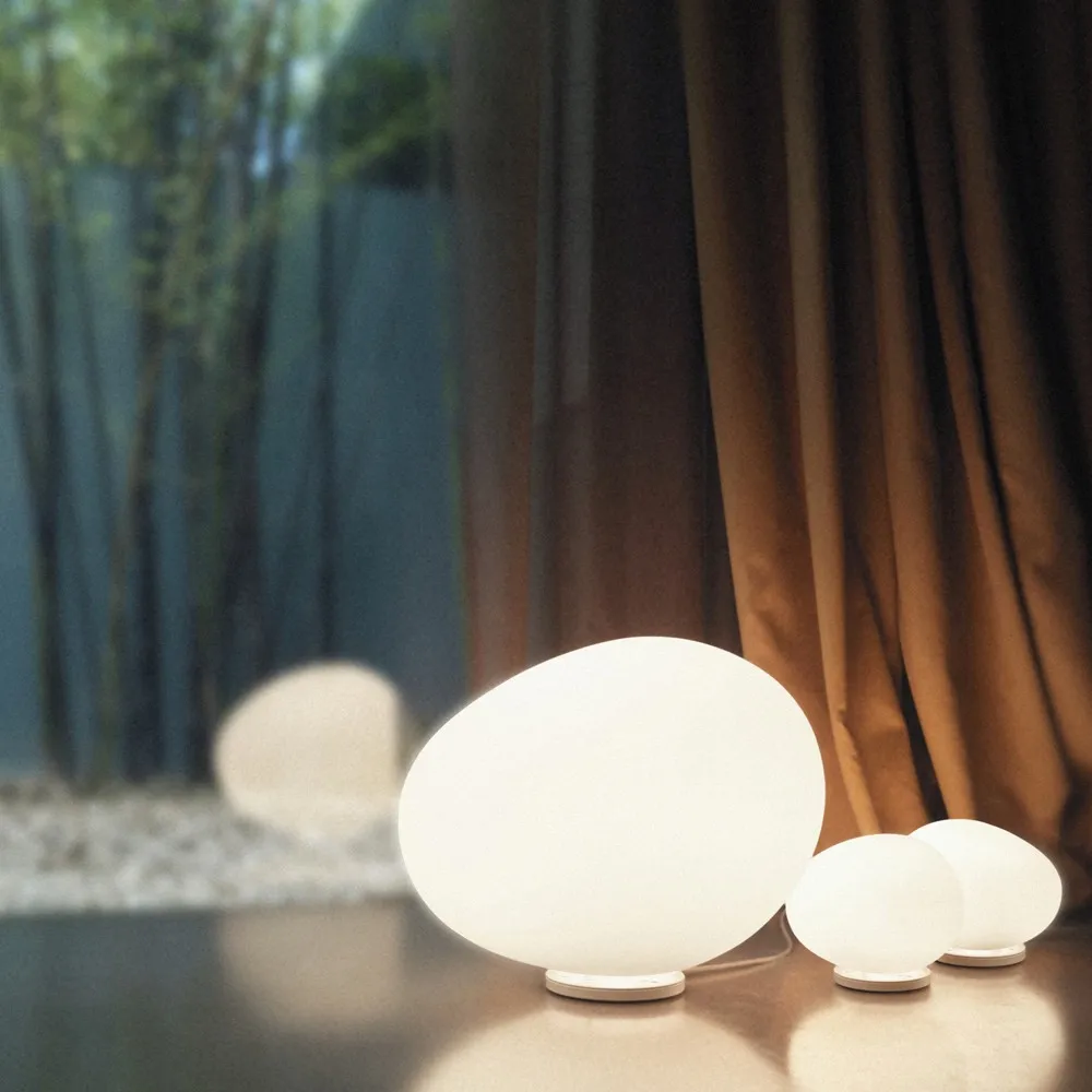 Gregg grande bordslampa, vit Foscarini