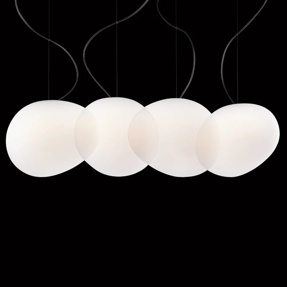 Gregg grande pendel, vit Foscarini