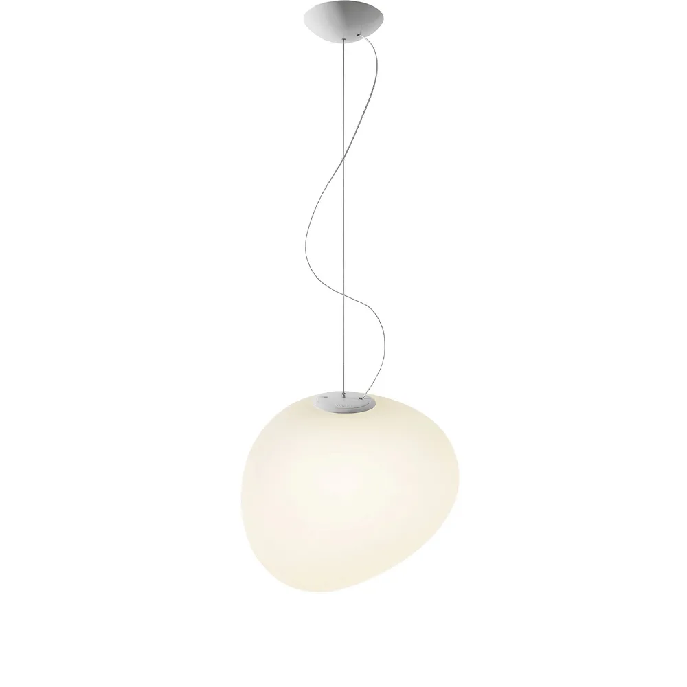Gregg media pendel, vit Foscarini