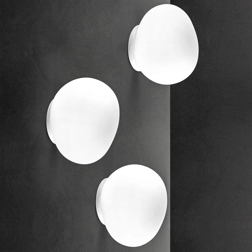 Gregg media vägglampa, vit Foscarini