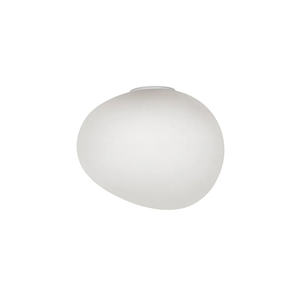 Gregg midi vägglampa, vit, led Foscarini