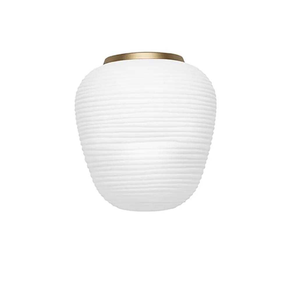 Rituals 3 semi vägglampa, oro/bianco, guldfärgad Foscarini