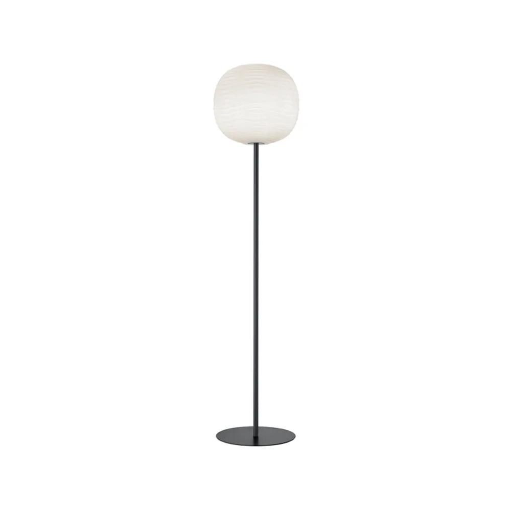 Rituals XL golvlampa, grafite/bianco, grafitgrå stativ Foscarini