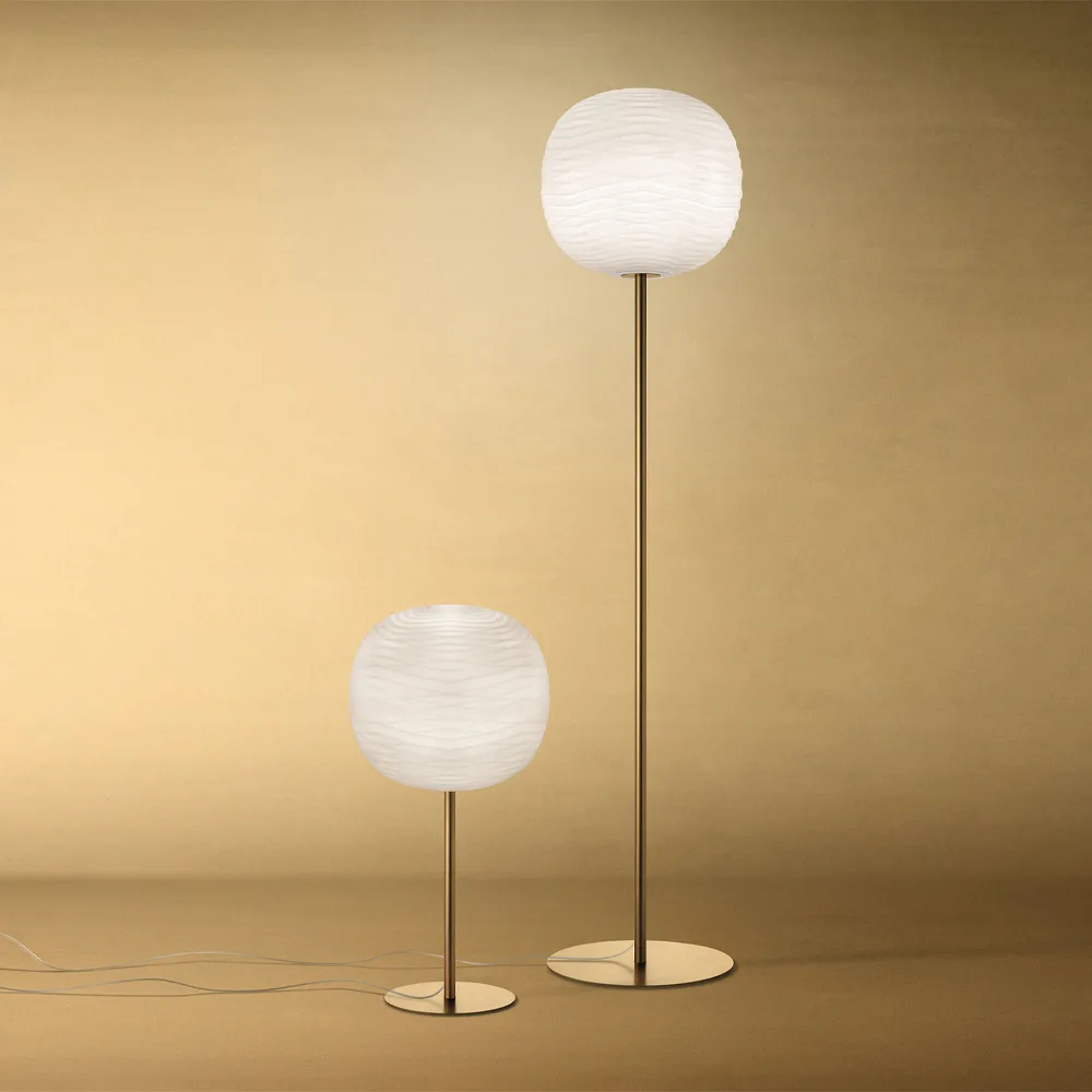 Rituals XL golvlampa, grafite/bianco, grafitgrå stativ Foscarini
