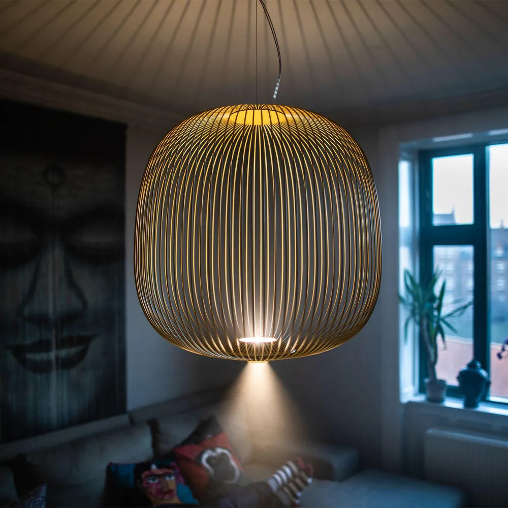 Spokes 2 pendel, vit Foscarini
