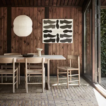 J39 stol - Ljus oljad ek-flätad natur - Fredericia Furniture