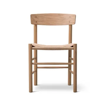 J39 stol - Ljus oljad ek-flätad natur - Fredericia Furniture