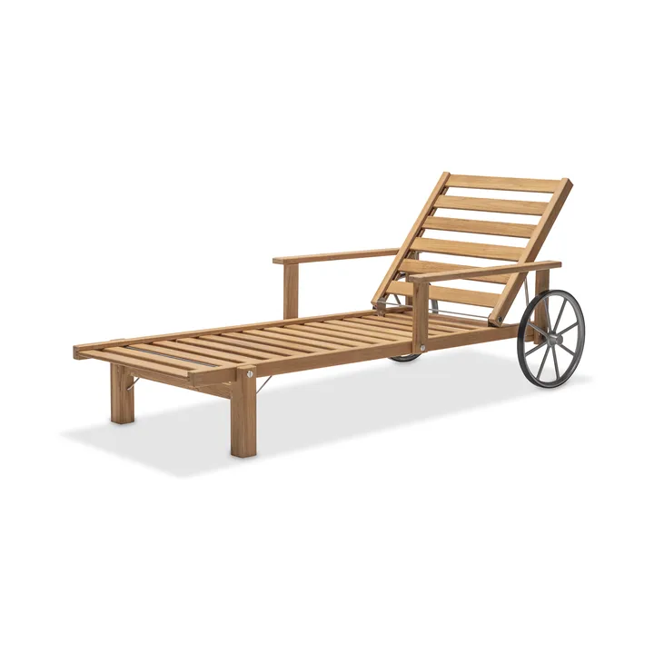 31 liggvagn - Teak, 78x171 cm - Fri Form