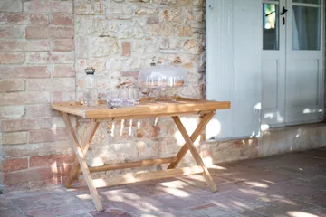 60 brickbord - Teak, 59x94 cm - Fri Form