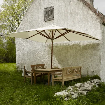 Atlantis parasoll - white, 330x330cm - Fritz Hansen