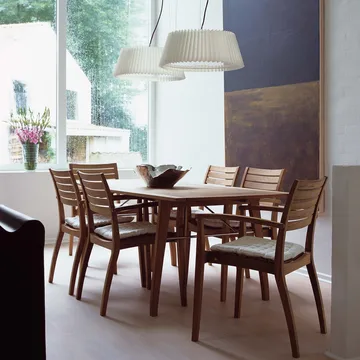 Ballare karmstol - Teak - Fritz Hansen
