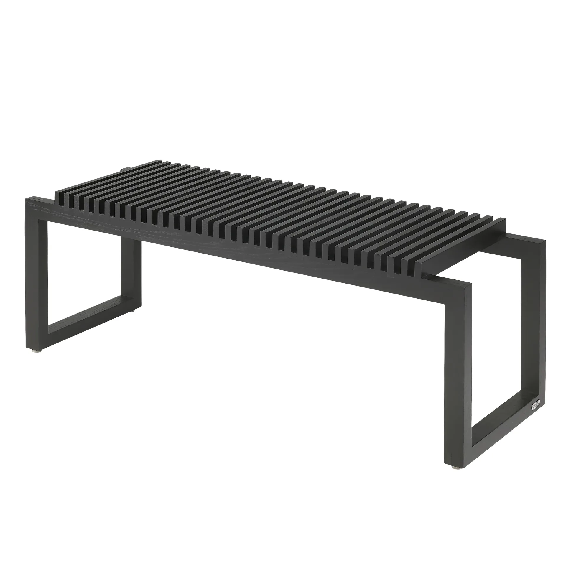 Cutter bänk 121 cm, Svartlackerad ek Fritz Hansen