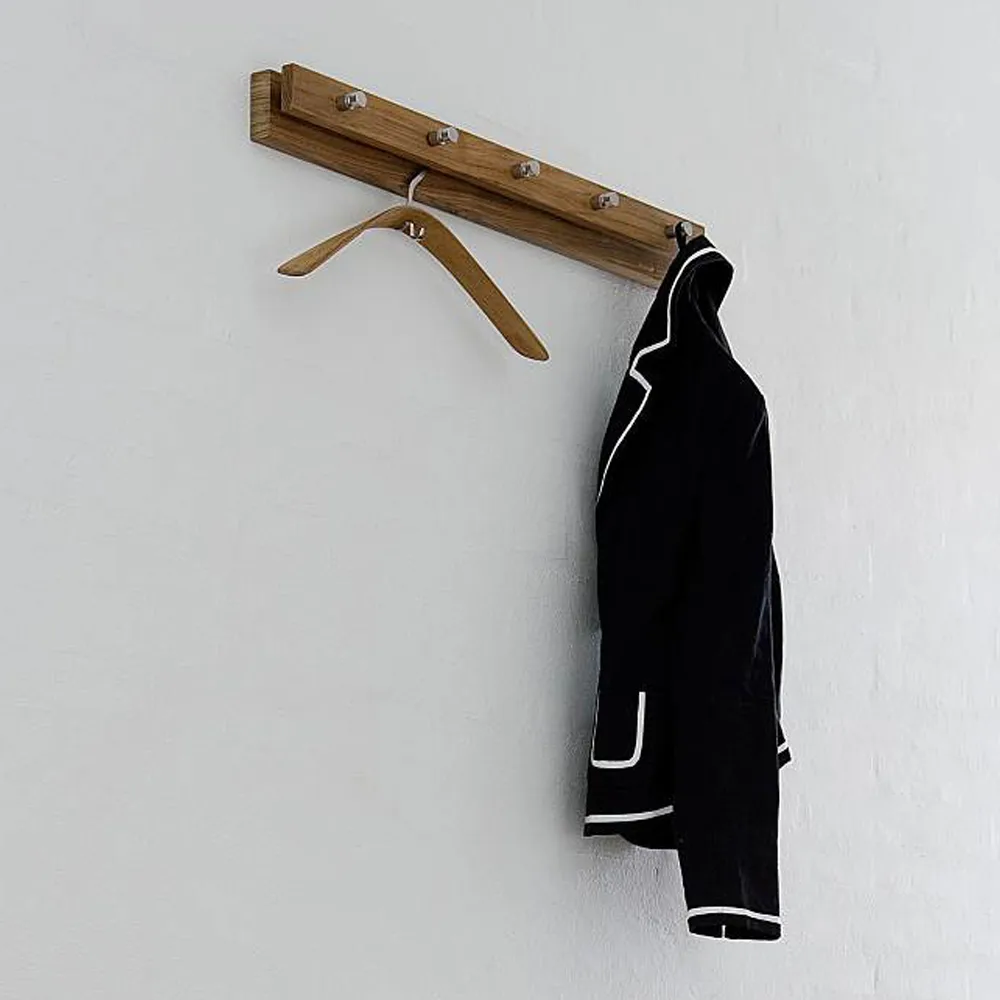 Cutter klädhängare, Teak, 7st knoppar Fritz Hansen