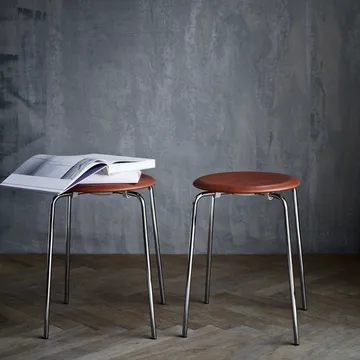 Dot pall läder - Wild leather walnut - Fritz Hansen