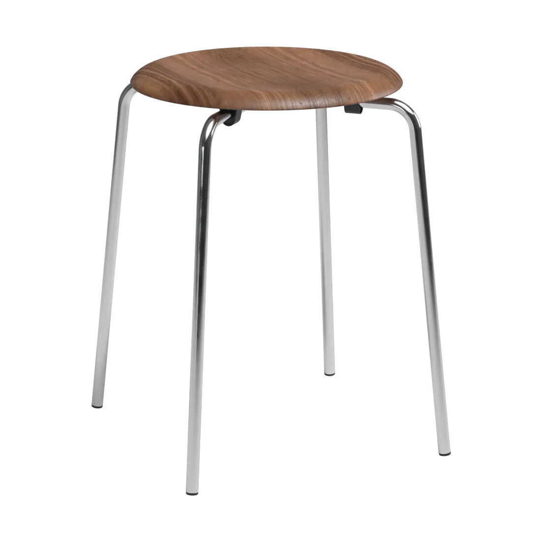 Dot pall, Valnöt-krom Fritz Hansen