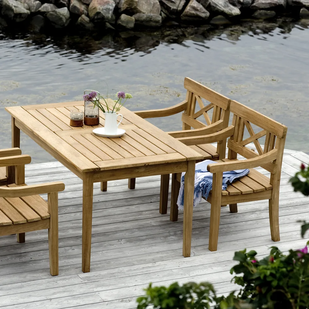 Drachmann bord, teak, 86 Fritz Hansen