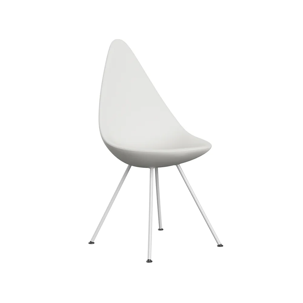 Droppen 3110 stol, White-White Fritz Hansen