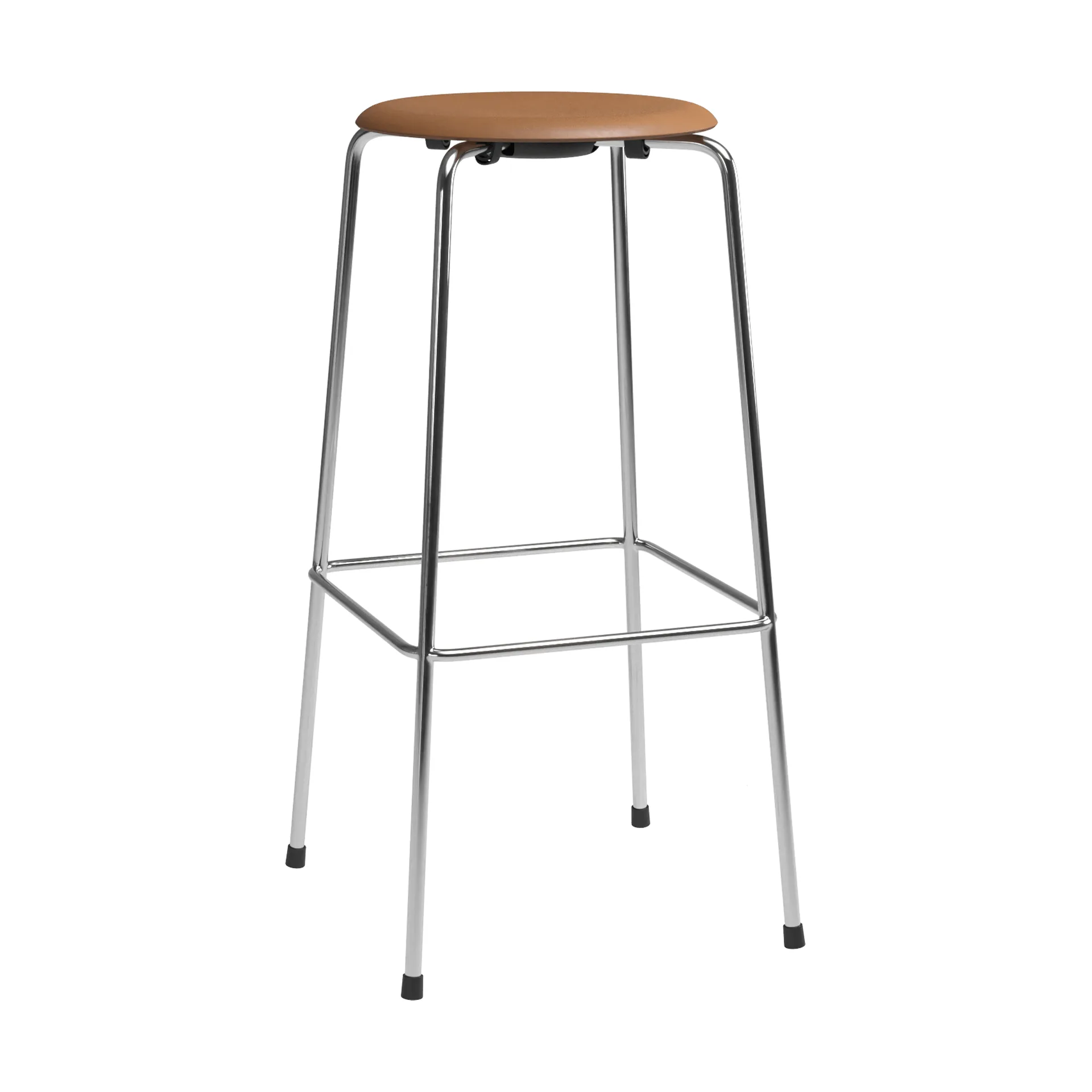 High Dot barpall, Essential walnut-chrome Fritz Hansen