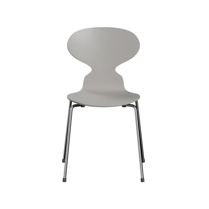 Myran 3101 stol - nine grey, lackad, kromat stålstativ - Fritz Hansen