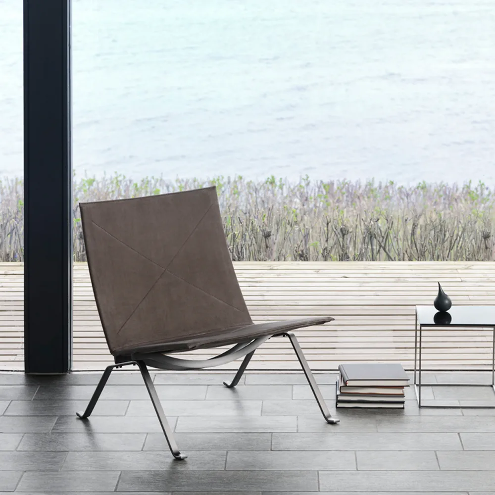 PK22 fåtölj, Leather aura cognac Fritz Hansen