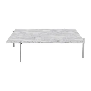 PK61A Soffbord marmor 120x120 cm - Fauske marble grey-white - Fritz Hansen