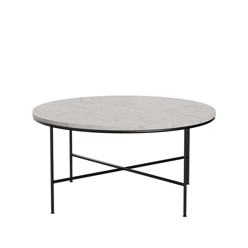 Planner MC300 soffbord, Marble cream-black Fritz Hansen