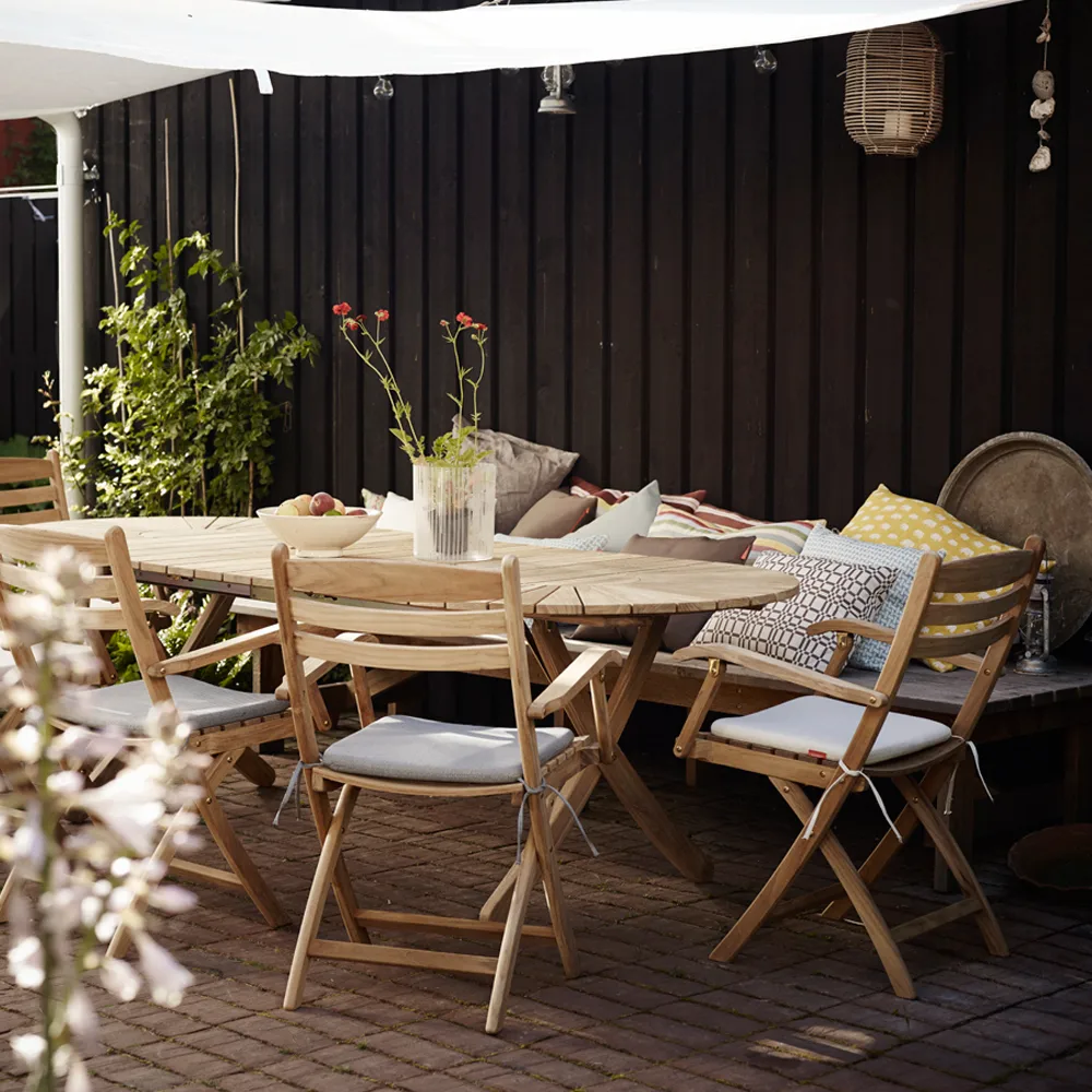 Selandia matbord, teak, oval Fritz Hansen