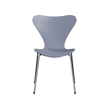 Sjuan 3107 stol - Lavender blue-lackad-kromat stålstativ - Fritz Hansen