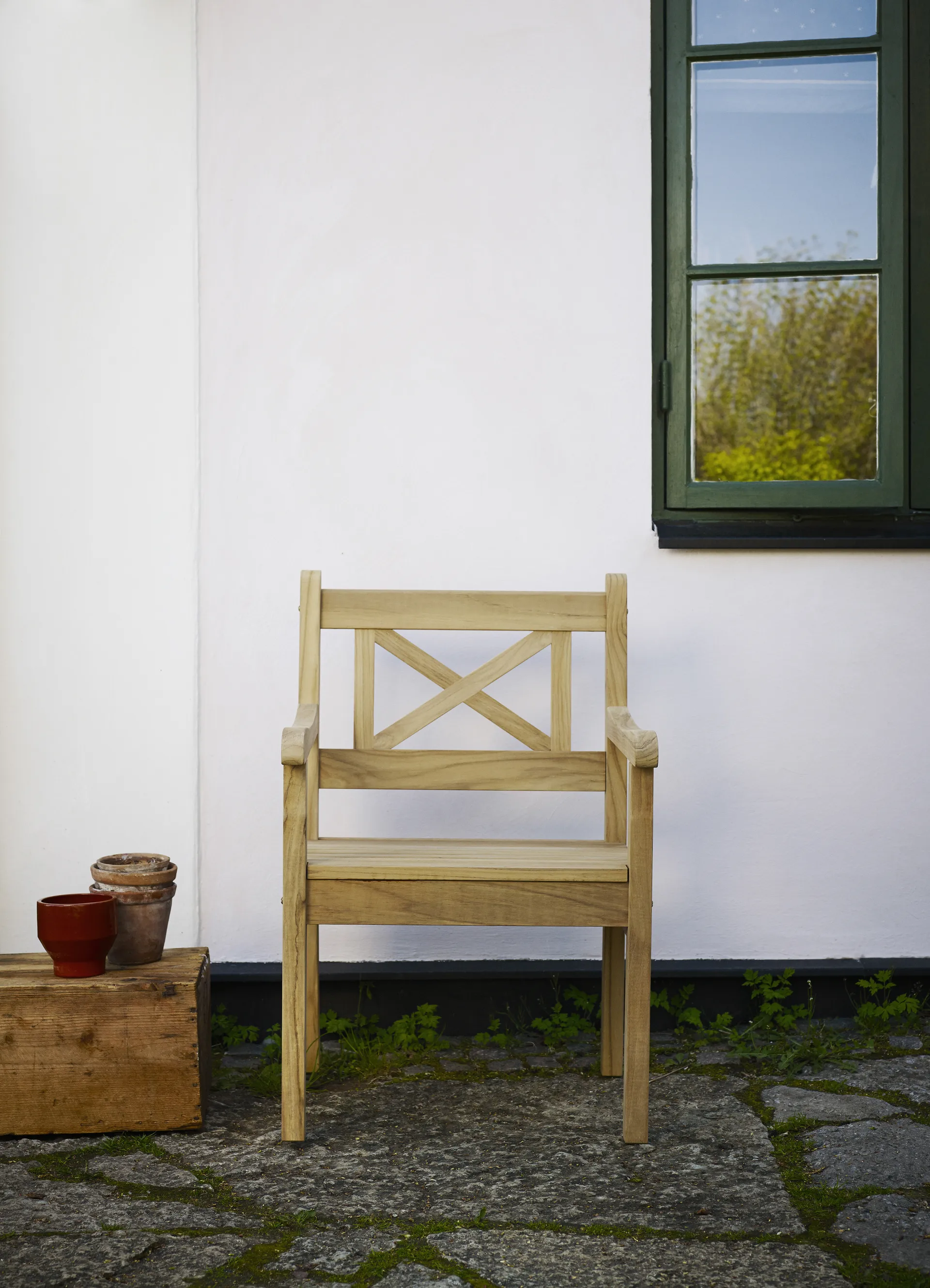 Skagen karmstol, Teak Fritz Hansen