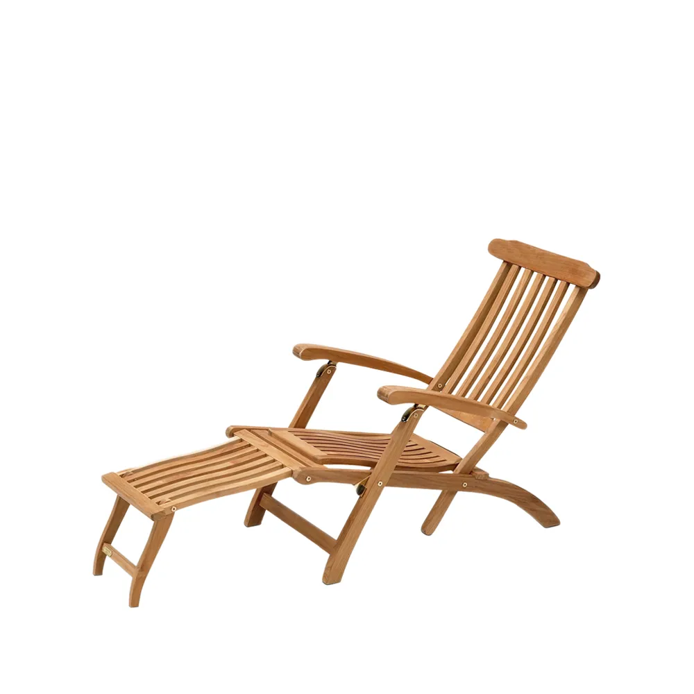 Steamer däckstol, teak Fritz Hansen