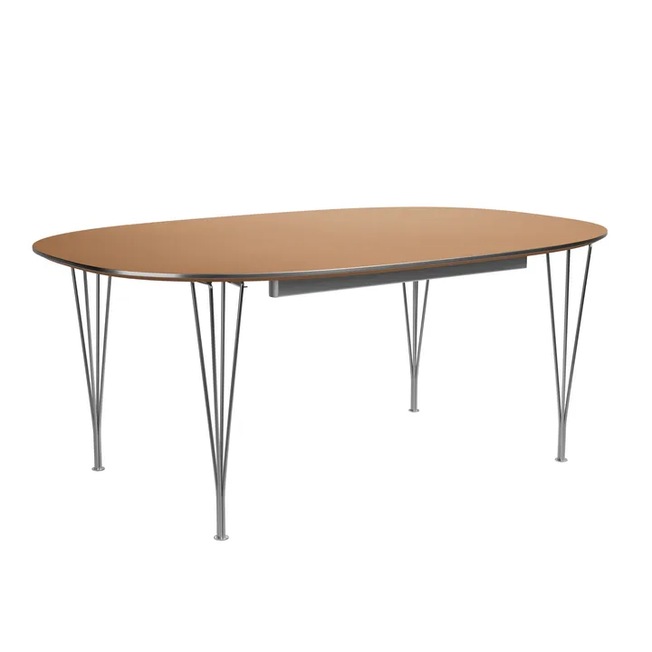 Superellipse B619 matbord - Amber, 170-270x100x72 cm - Fritz Hansen
