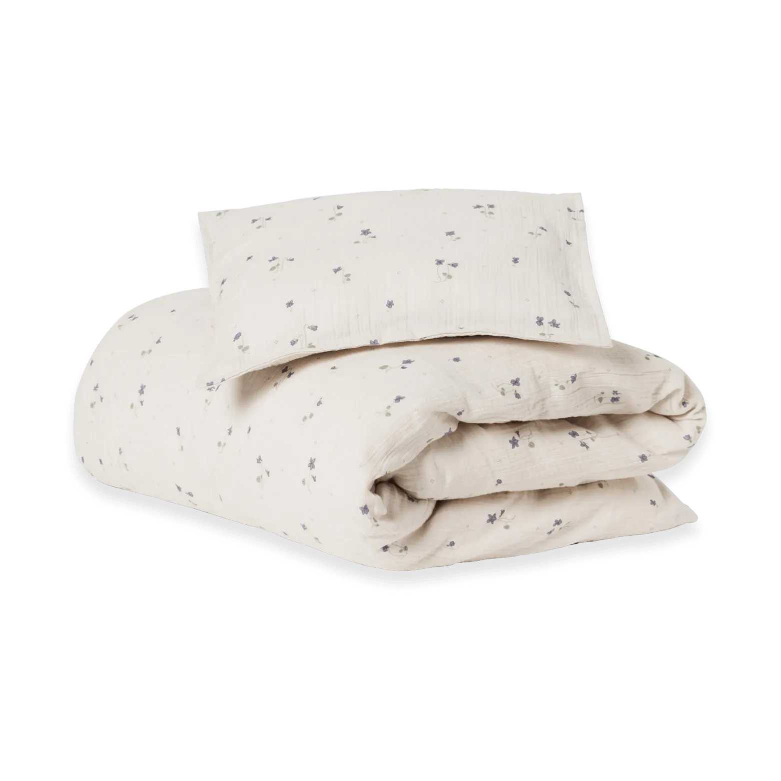 Viola Muslin bäddset junior, 100x140 cm/40x60 cm Garbo&Friends